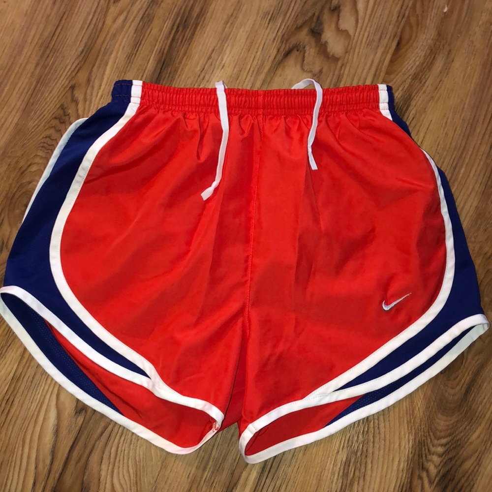 Orange/ Blue Nike Running Shorts